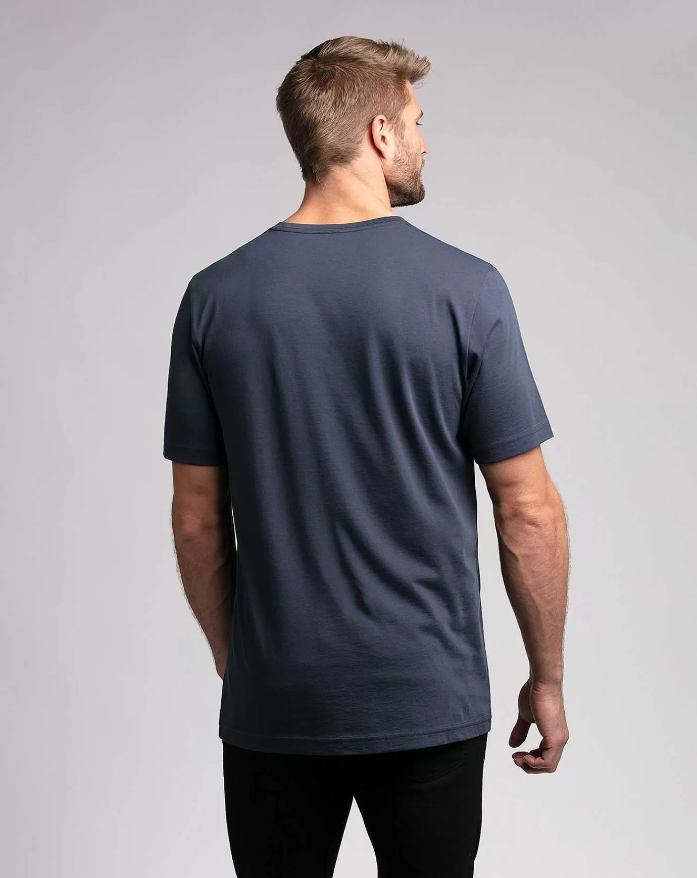 Online Travis Mathew White Pine Tee Mood Indigo